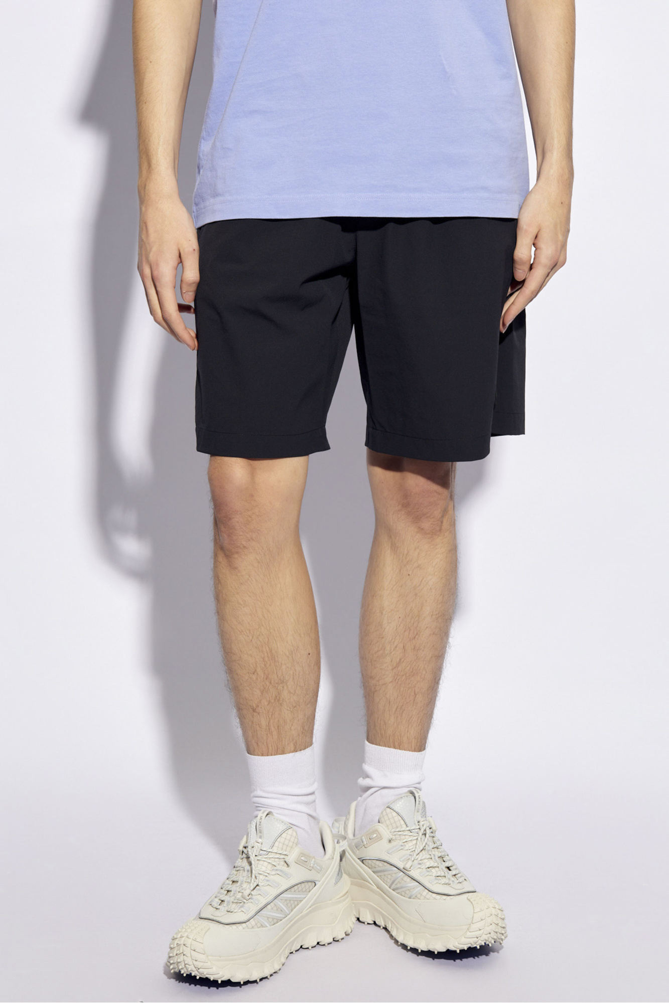 【関税＆送料込み】Moncler Short Twill MONCLER MERCEDES - Cotton bermuda shorts | Leam Roma